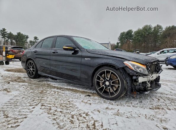 55SWF6EBXGU152447 2016 MERCEDES-BENZ C Black Front right