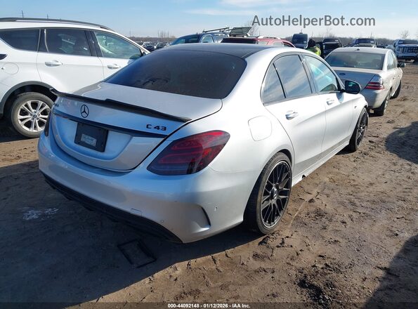 55SWF6EBXHU184137 2017 MERCEDES-BENZ AMG C 43 Silver Rear right