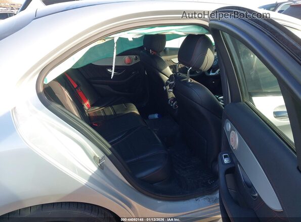55SWF6EBXHU184137 2017 MERCEDES-BENZ AMG C 43 Silver VIN sticker view