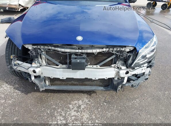 55SWF6EBXHU219081 2017 MERCEDES-BENZ AMG C 43 Blue წინა ხედი