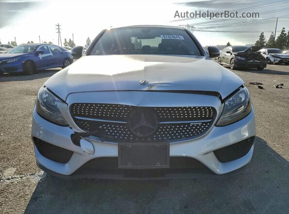 55SWF6EBXJU250871 2018 MERCEDES-BENZ C Серебряный Вид спереди