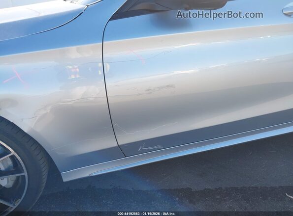 55SWF6EBXJU256606 2018 MERCEDES-BENZ AMG C 43 Light Blue 