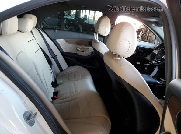 55SWF8DB3KU313176 2019 MERCEDES-BENZ C White Rear seats view