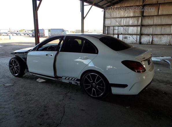 55SWF8DB3KU313176 2019 MERCEDES-BENZ C White Rear left
