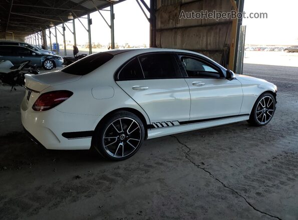 55SWF8DB3KU313176 2019 MERCEDES-BENZ C White Rear right