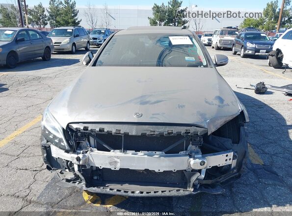 55SWF8DB6KU314516 2019 MERCEDES-BENZ C-CLASS Brown Instrument cluster view