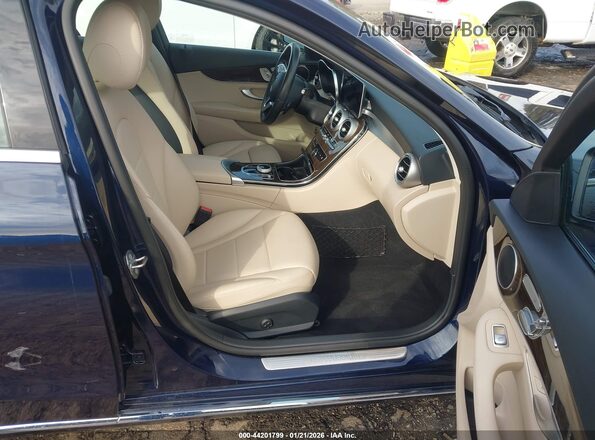 55SWF8DB9KU302764 2019 MERCEDES-BENZ C-CLASS Dark Blue Vista interior delantera