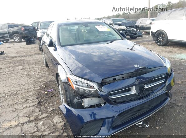 55SWF8DB9KU302764 2019 MERCEDES-BENZ C-CLASS Dark Blue Vista frontal
