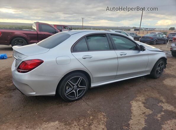 55SWF8EB1LU331000 2020 MERCEDES-BENZ C Silver Rear right