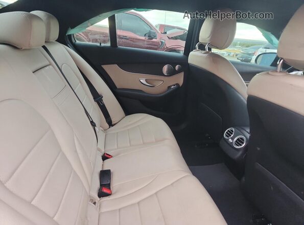 55SWF8EB1LU331000 2020 MERCEDES-BENZ C Silver Rear seats view