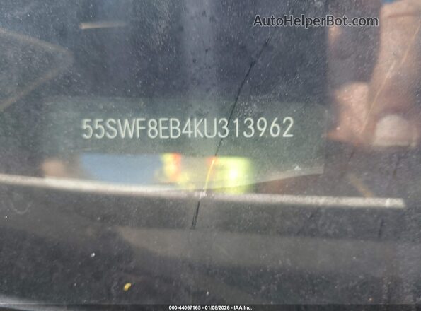 55SWF8EB4KU313962 2019 MERCEDES-BENZ C-CLASS White Engine compartment view