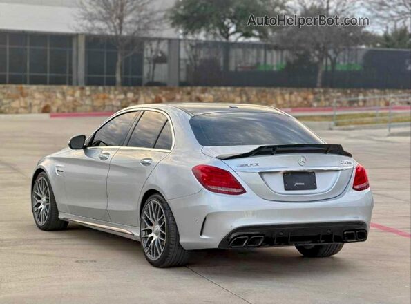 55SWF8HB0GU100638 2016 MERCEDES-BENZ C Silver Հետևի աջ