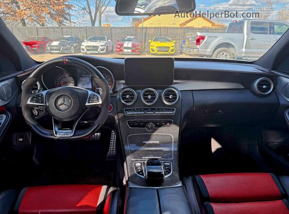 55SWF8HB0GU100638 2016 MERCEDES-BENZ C Silver Սարքավորումների վահանակի տեսք