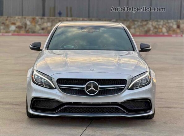 55SWF8HB0GU100638 2016 MERCEDES-BENZ C Silver Սալոնի հետևի տեսք