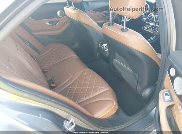 55SWF8HB1HU187497 2017 MERCEDES-BENZ AMG C 63 Gray Widok naklejki z numerem VIN