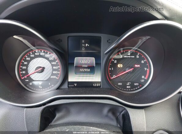 55SWF8HB2GU129011 2016 MERCEDES-BENZ AMG C 63 Black უკანა სავარძლების ხედი