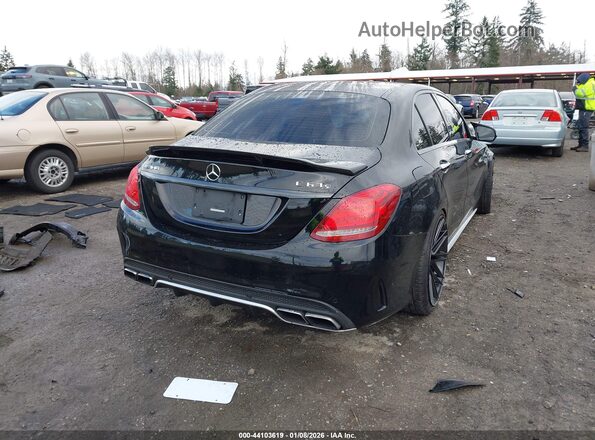 55SWF8HB2GU129011 2016 MERCEDES-BENZ AMG C 63 Black უკანა მარჯვენა
