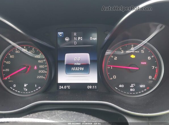 55SWF8HB9HU199106 2017 MERCEDES-BENZ AMG C 63 Black Widok tylnych siedzeń
