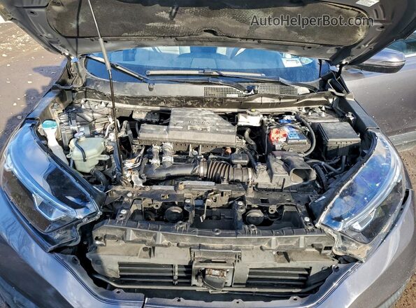 5J6RW1H81NA013387 2022 HONDA CR-V Gray Vista de la etiqueta del VIN