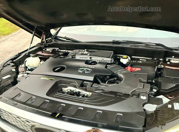 3PCAJ5M32LF101467 2020 INFINITI QX50 Burgundy Вид панелі приладів