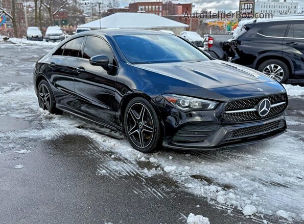 W1K5J4HB1MN180376 2021 MERCEDES-BENZ CLA-CLASS Черный Вид спереди