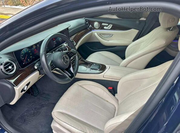 W1KZF8EB1MA994436 2021 MERCEDES-BENZ E-CLASS Blue წინა პანელის ხედი