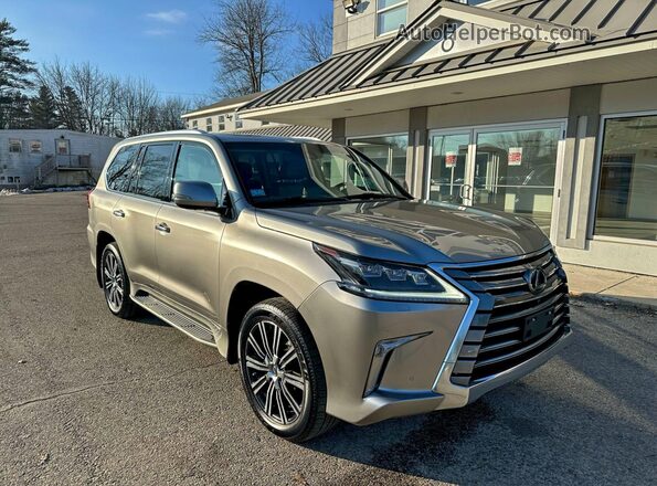 JTJHY7AX5K4282516 2019 LEXUS LX Gold უკანა მარცხენა