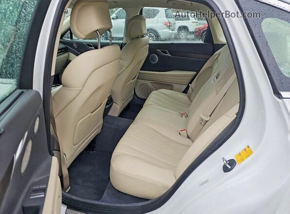KMTGB4SC2NU092298 2022 GENESIS G80 White Հետևի տեսք