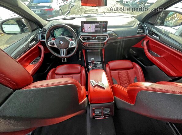 5YM23EC00N9M73920 2022 BMW X4 White წინა სალონის ხედი