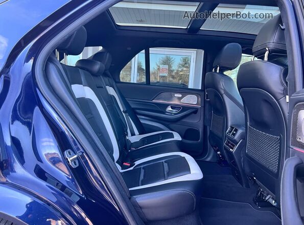 4JGFB8KB8NA820535 2022 MERCEDES-BENZ GLE Blue Вид ззаду