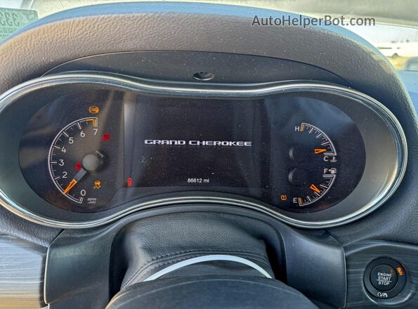 1C4RJEAG9KC816431 2019 JEEP GRAND CHER Серебряный Вид щитка приборов
