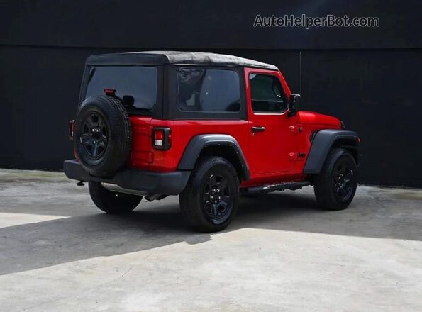 1C4GJXAG4NW145160 2022 JEEP WRANGLER Red 