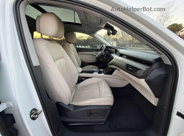 WA1AAAGE8MB010286 2021 AUDI E-TRON White Widok z tyłu