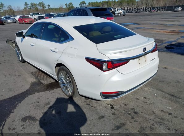 58AB21B13KU002128 2019 LEXUS ES 300H White Задня ліва чверть