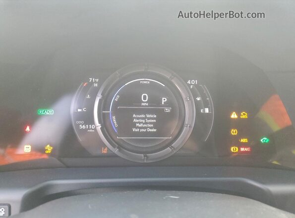 58ABA1C15PU027363 2023 LEXUS ES Черный Вид щитка приборов
