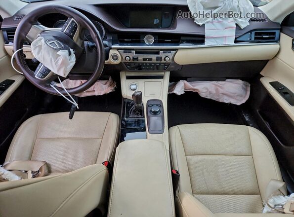 58ABK1GG2HU040164 2017 LEXUS ES Белый Вид панели приборов