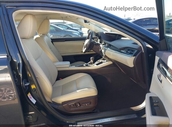 58ABK1GG2JU099544 2018 LEXUS ES 350 Black Widok wnętrza z przodu
