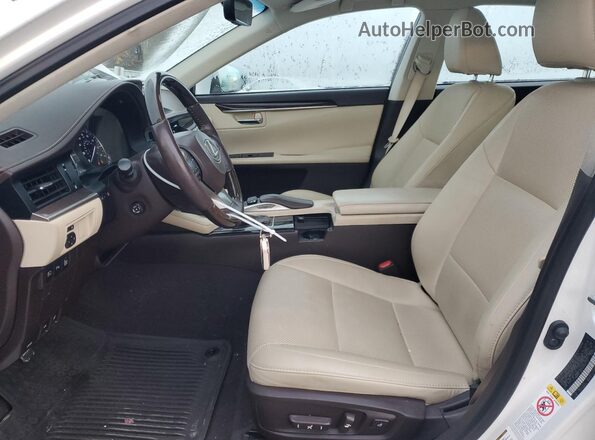 58ABK1GG7JU093223 2018 LEXUS ES Белый Вид салона спереди