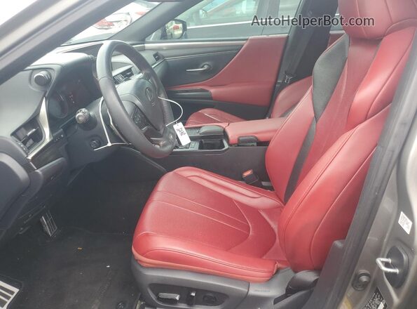 58ABZ1B16KU020991 2019 LEXUS ES Silver Widok wnętrza z przodu