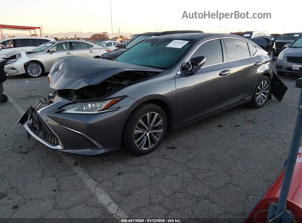 58AC21B10LU011066 2020 LEXUS ES 300H Gray Առջևի ձախ երեք քառորդ տեսարան