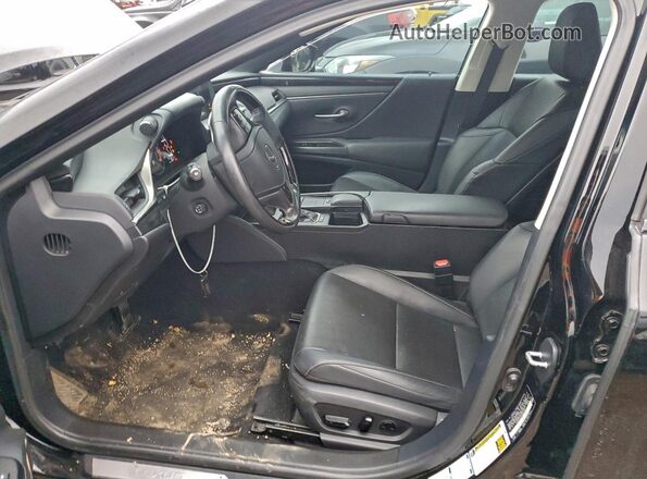58AD11D12MU005694 2021 LEXUS ES Black Вид салону спереду