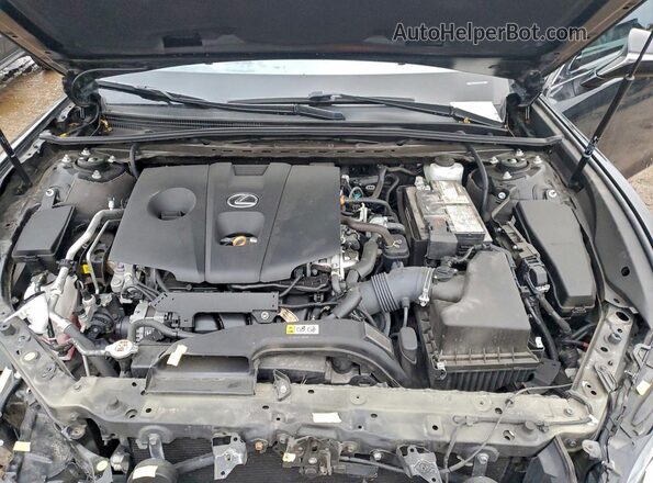 58AD11D12MU005694 2021 LEXUS ES Black Вид задньої частини салону