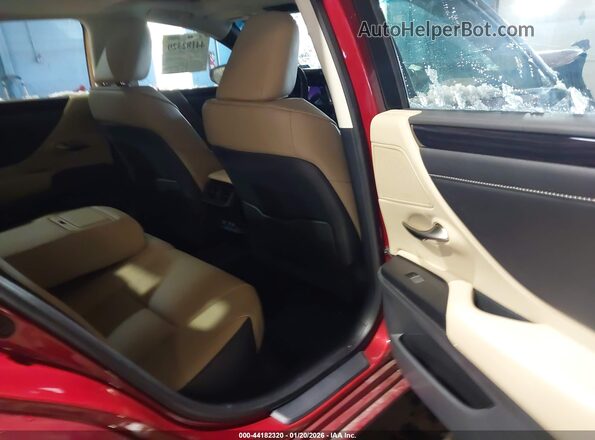 58AD11D17MU002855 2021 LEXUS ES 250 Red VIN sticker view