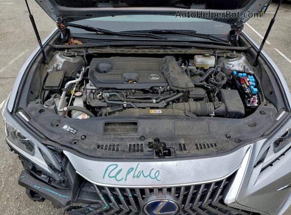 58ADA1C15NU014926 2022 LEXUS ES Silver Widok wnętrza z tyłu