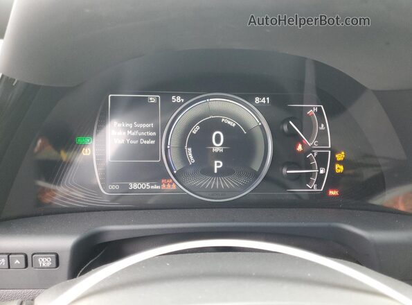 58ADA1C15RU045115 2024 LEXUS ES Black Vista del cuadro de instrumentos