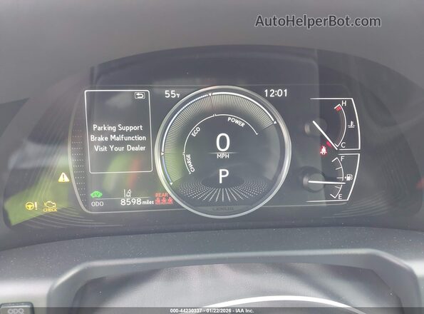 58ADA1C16RU049299 2024 LEXUS ES 300H White Widok tylnych siedzeń
