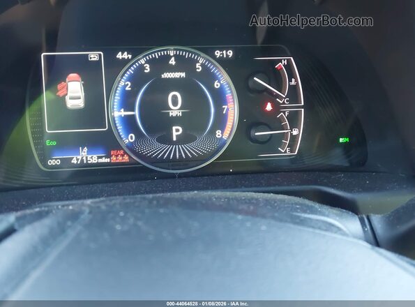 58ADZ1B11LU071681 2020 LEXUS ES 350 Black უკანა სავარძლების ხედი
