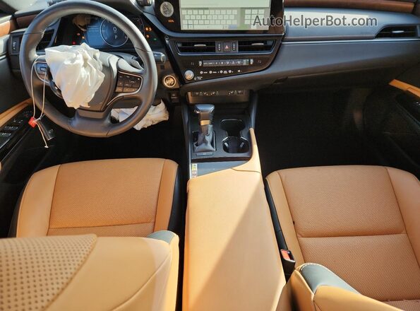 58ADZ1B12PU157376 2023 LEXUS ES Black Widok deski rozdzielczej