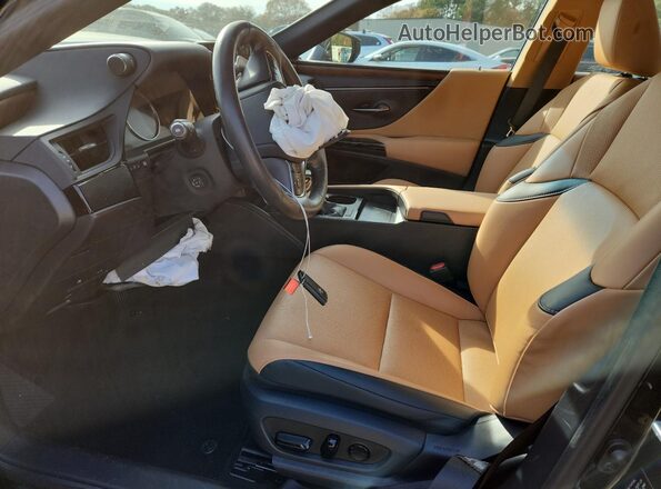 58ADZ1B12PU157376 2023 LEXUS ES Black Widok wnętrza z przodu
