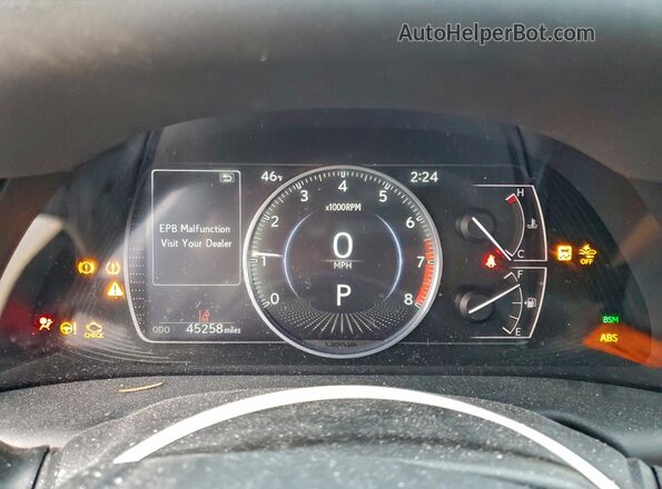 58ADZ1B13NU115098 2022 LEXUS ES Silver Widok zestawu wskaźników